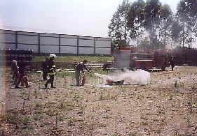 Curso contra incendios