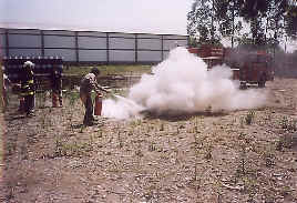 Curso contra incendios